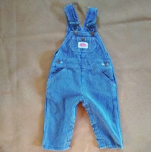 Roundhouse striped overalls